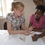 A mentoring session in progress