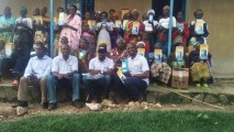 Residents of Gishilki village, sector officials and SURF team gather for 100 days commemoration
