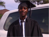 Alex Muhozi, Benon scholar, at his graduation ceremony, March 2015