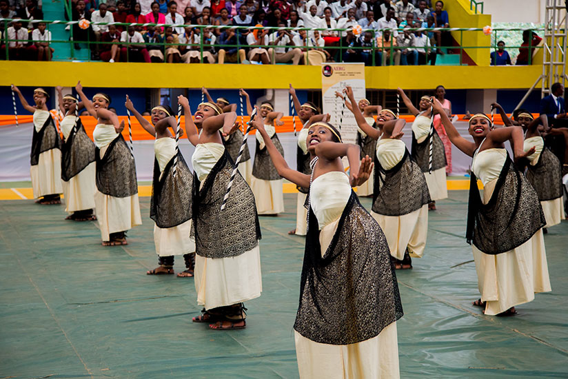 Inyamibwa troop during AERG's 21st Anniversary celebrations (photo: Faustin Niyigena)