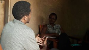 One of the children born as a result of rape during the Genocide against the Tutsi (L) in an interview with The New Times’ Nasra Bishumba last year.
