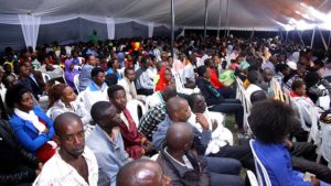 Thousands of mourners were in Nyarubuye for the night vigil in memory of families that were completely wiped out during the Genocide. Jean de Dieu Nsabimana