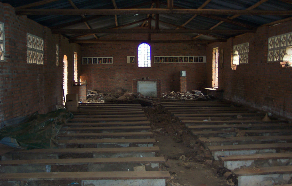 A genocide site in Rwanda; betraying justice for survivors