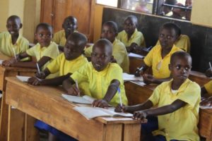 Students at School in Rwanda