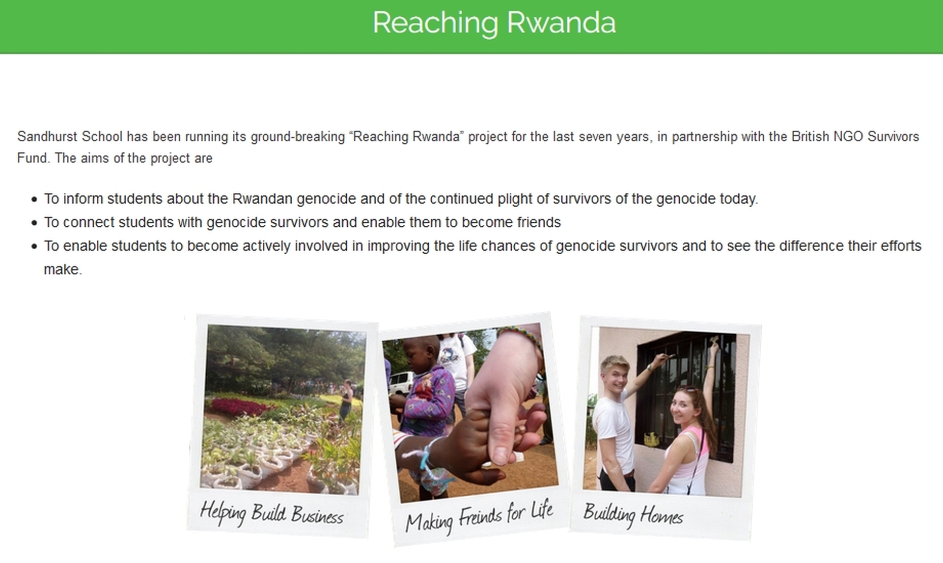 Reaching Rwanda