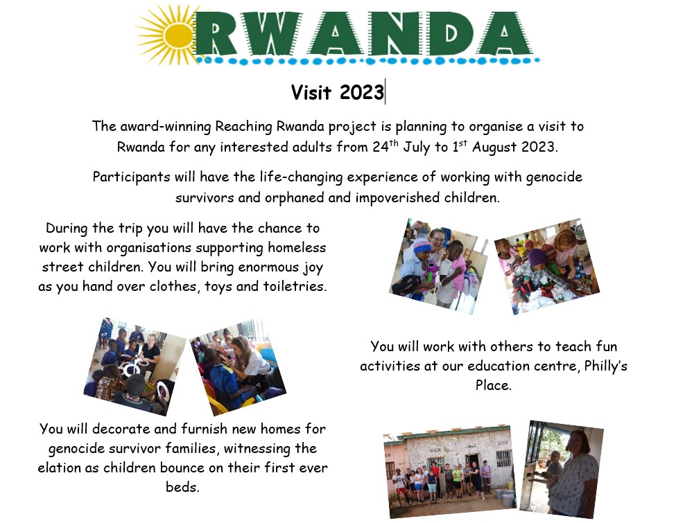 Reaching Rwanda Visit 2023 Flyer