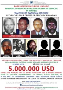 Wanted Genocide Fugitives Poster