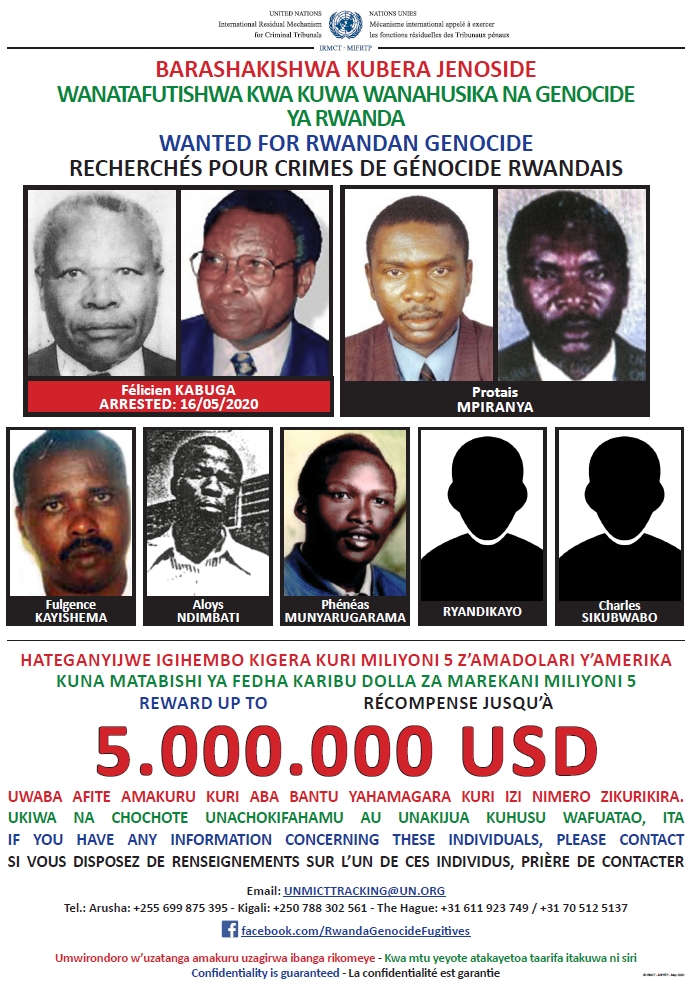 Wanted Genocide Fugitives Poster