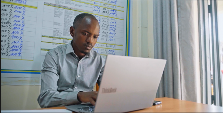 Janvier, a participant in our YESP programme