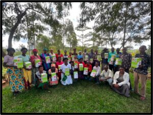 Good Gifts recipients with their solar lights