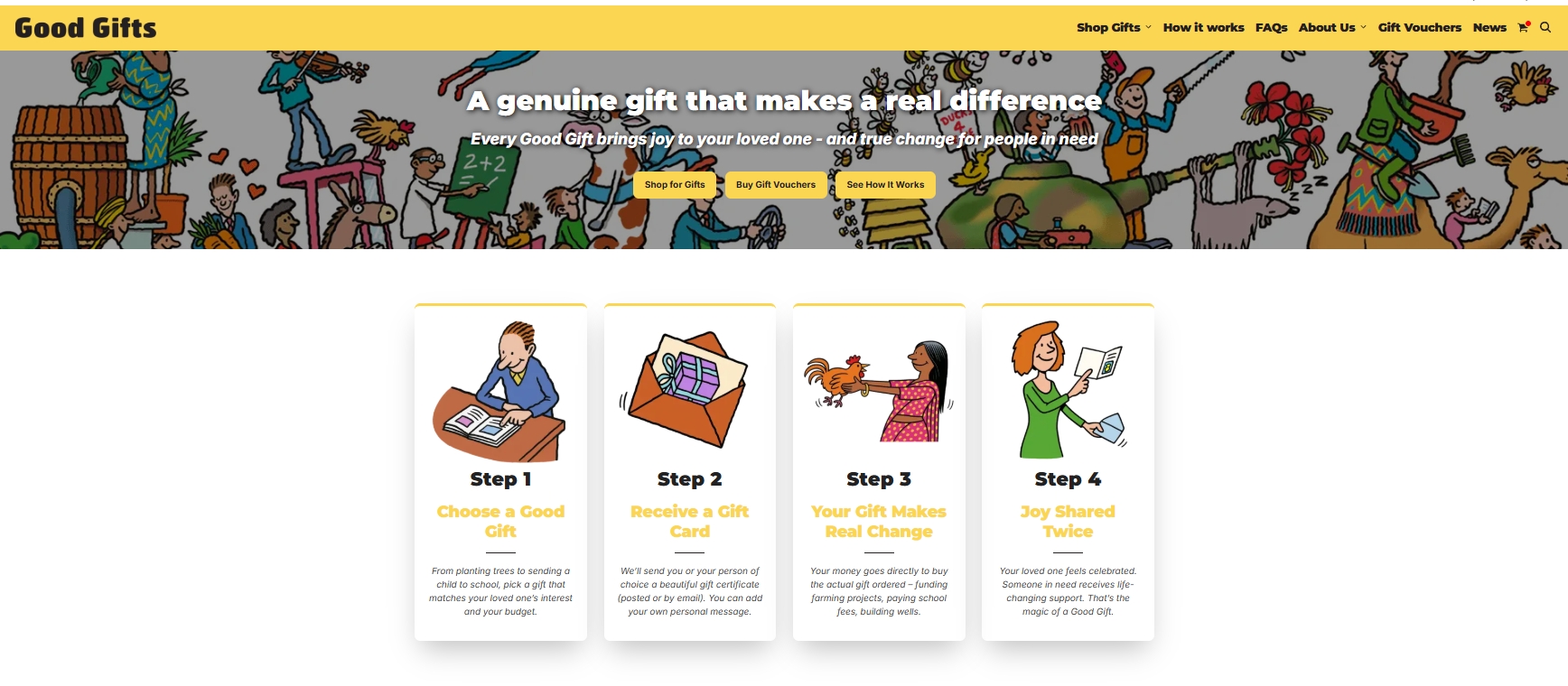New Good Gifts Website
